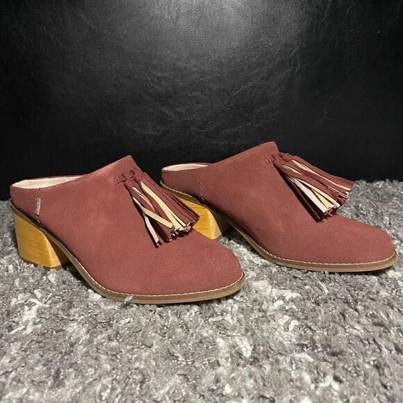 NIB TOMS Leila Tassel Mules - Picture 3 of 8
